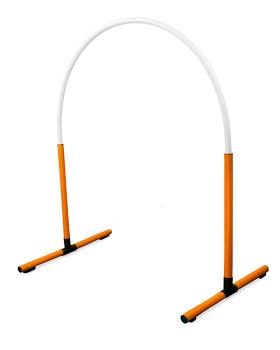 Hoop aus Kunststoff, orange/bunt